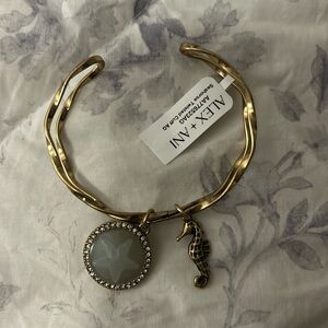 Alex and Ani Seahorse Twisted Cuff-New!